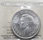 1937 Canada $1 Silver One Dollar ICCS graded MS-64