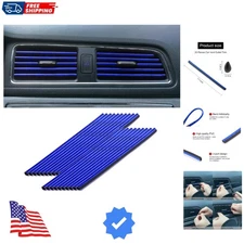 20 Pieces Car Air Conditioner Decoration Strip for Vent Outlet, Universal Wat...
