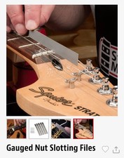 Stew Mac #0835 Nut Slotting File 0.056” Luthier Tool