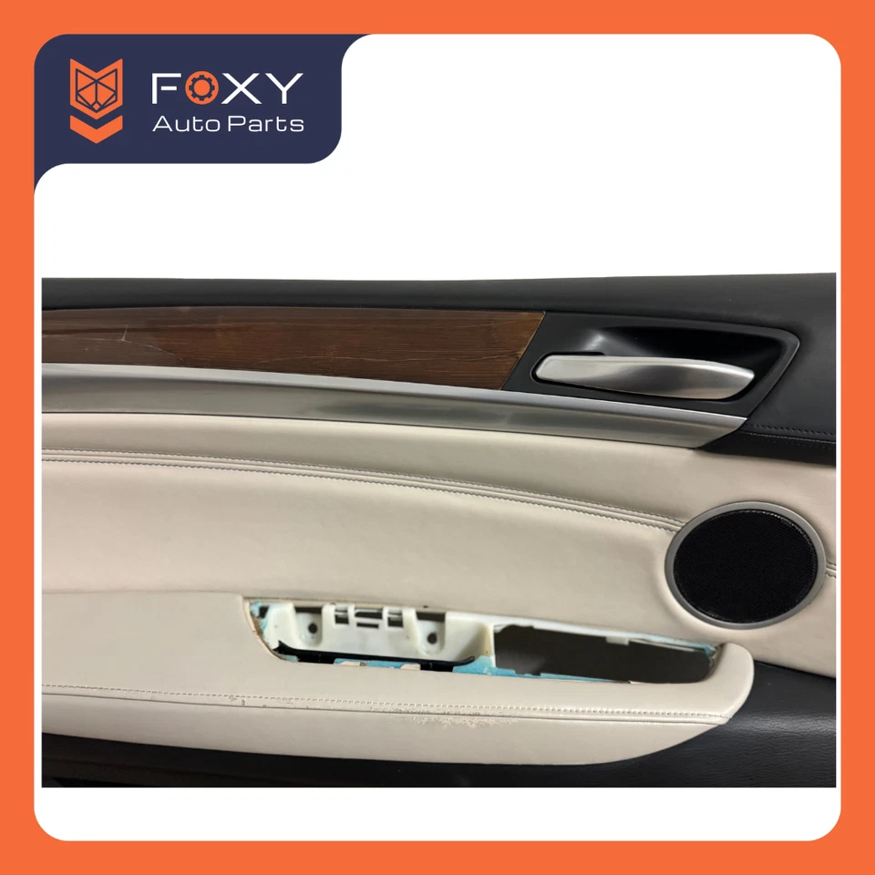 Juego de cuero panel de puerta interior delantero derecho e izquierdo bmw e71 e72 x6 2008-2014 Foto 4 de 4