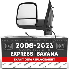 Driver Side Mirror Compatible with 2008-2015 Chevrolet Express  GMC Savana 1...