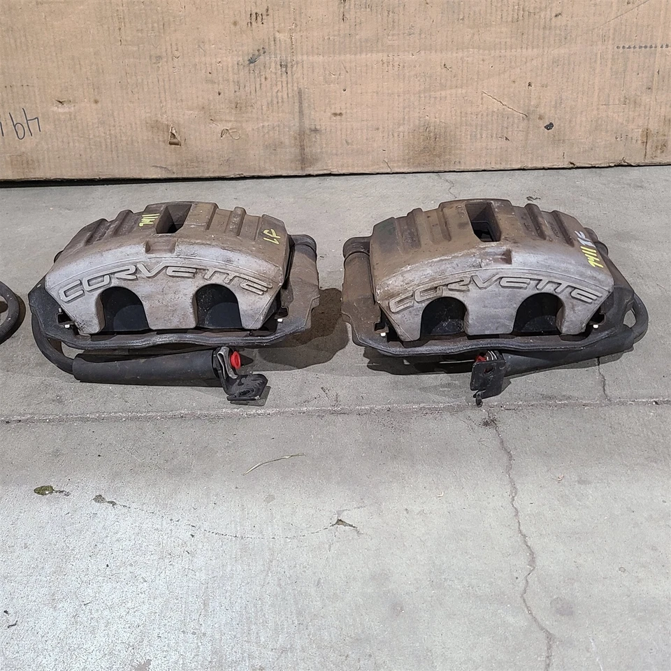 05-13 Corvette C6 Pbr pinças de freio dianteiro e traseiro conjunto base modelo Aa7411 - Imagem 2 de 4
