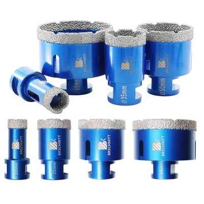 Diamond Drill Tile Drill Bit Set - 20/35/50/68 mm Diamond Drill Bit for Porce...