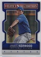 2014 Panini Elite Extra Edition Status Blue Die-Cut 12/100 James Norwood #7 0c2