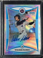 Flores, Wilmer - 2008 Bowman Chrome - Autograph - 211/500