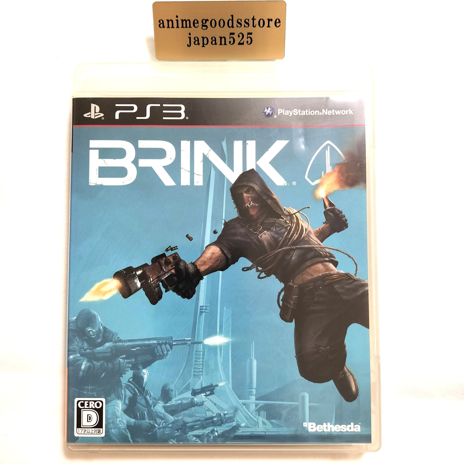 BRINK PS3 Sony PlayStation 3 Bethesda Softworks Action Game with Case Japan