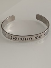 Sterling Silver cuff bracelet crafted in Ireland by JMH Jewellery