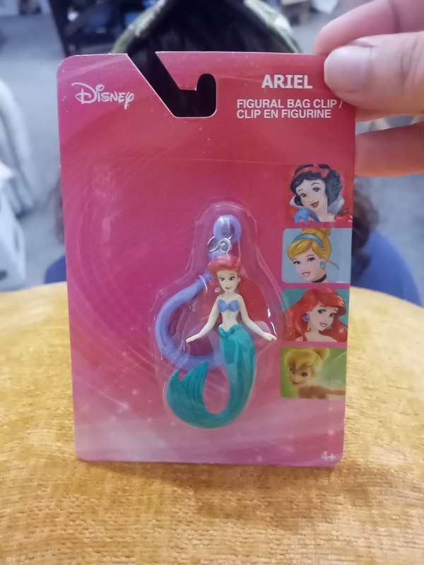 Disney Princess Ariel Figural Bag Clip Keychain The Little Mermaid Age 4 + 