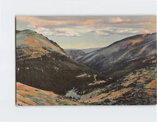 Postcard Fall River Canyon View From Trail Ridge Museum Colorado USA