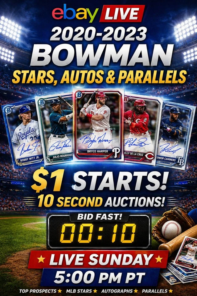 2020-2023 Bowman Stars, Autos & Color