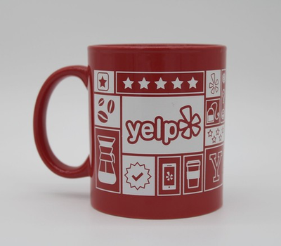 #ad Yelp Red Coffee Mug $12.99