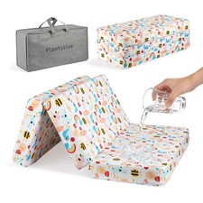 Trifold Pack and Play Mattress 38x26 - Dual Sided Pack N Play Mattress Pad F...