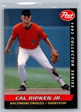 1993 Post Cereal #9 Cal Ripken Jr. Baltimore Orioles