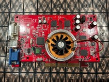 AGP card MSI 8888 Ver 20A MX440-VTD8X 64M Video VGA DVI NVIDIA Geforce4 MX440