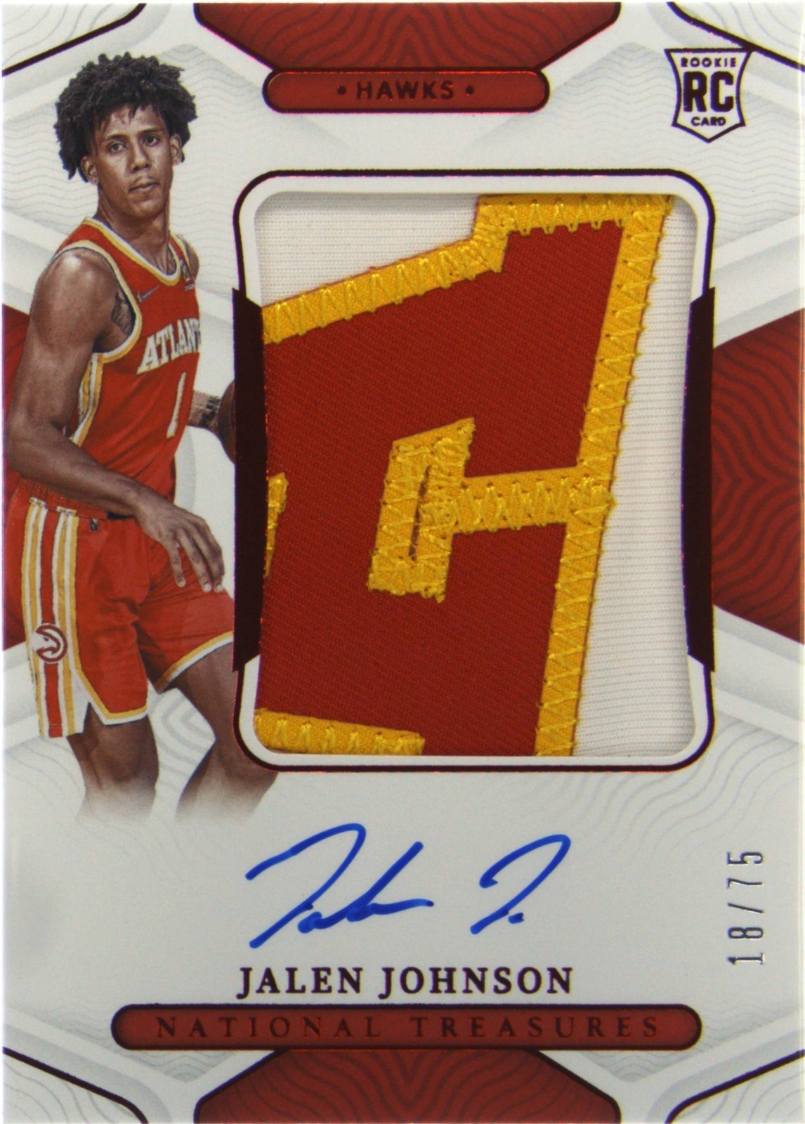 Panini National Treasures Jalen Johnson 2021-22 #139 for sale | eBay