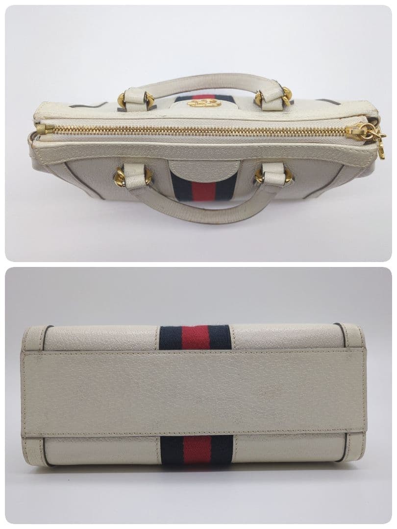 GUCCI Old Gucci Ophidia Sherry Leather Tote Bag 2Way Business Travel thumbnail 4