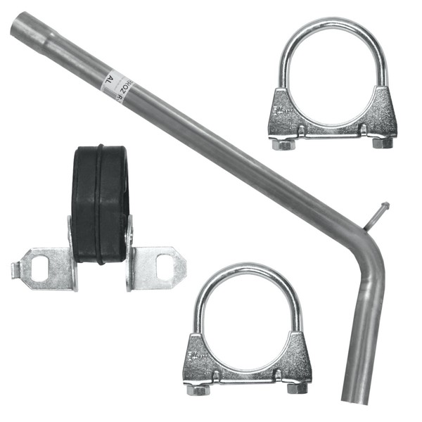Mittelrohr Abgasrohr Volkswagen VW Fox 1 I 5Z 05-10 1.4 TDI SchräGheck FließHeck-image