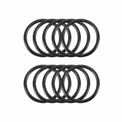 10 Pcs Black Rubber Flexible O Ring Oil Seal Gaskets 17mm x 1.8mm  #qm