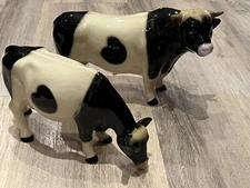 Coopercraft Bull And Cow Figurines