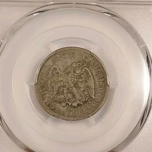 1875-S Twenty Cent Piece 20C PCGS VF20 - Image 4 of 4