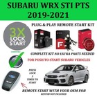 Remote Starter Kit for SUBARU WRX STI 2019-2021 MANUAL TRANSMISSION PUSH START