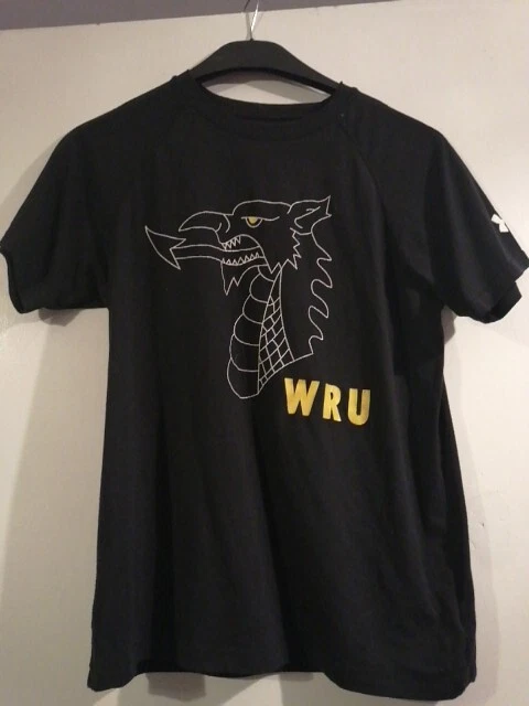 Under Armor wru Top Black T Shirt Wales Dragon Age 9 10