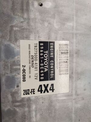 Toyota Sequoia, 4x4 Engine Control Module, 02-04, 4.7L,V8, 2UZFE