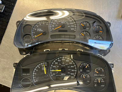 1999 & 2003 Chevrolet Silverado Instrument Clusters ( PAIR )