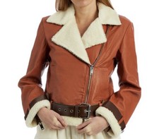 Bolongaro Trevor Tan Hazel Cropped Leather Jacket