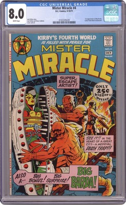 Mister Miracle #4 CGC 8.0 1971 0163245028 1st app. Big Barda