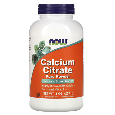 Now Foods, Calcium Citrate, Pure Powder, 8 oz (227 g)