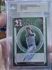 Marketplace image: 2023 LEAF 🔥PAUL SKENES🔥 1ST ROUND GEMS GREEN WAVE 🔥SUPERFRACTOR 1/1 🔥RC AUTO