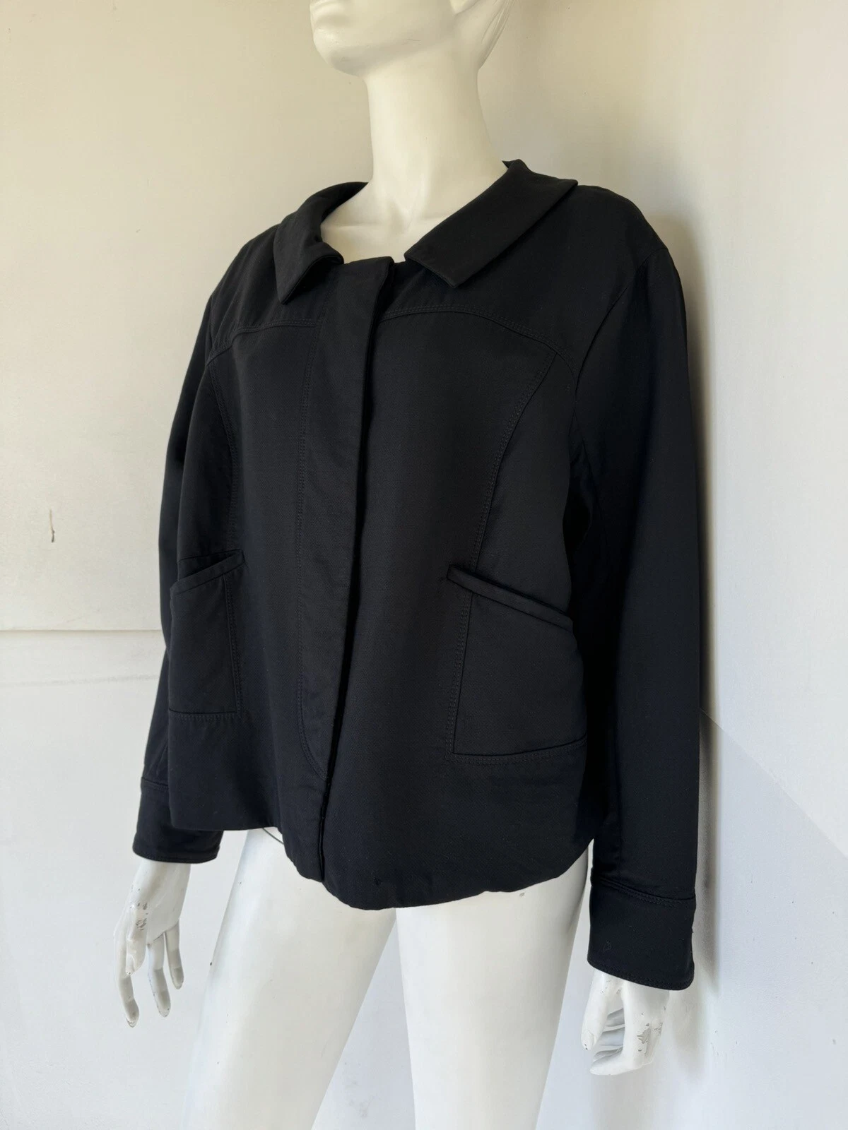 LOUIS VUITTON（LV） Louis Vuitton Uniforme Giacca Nera Lana Tg L (8 10)
