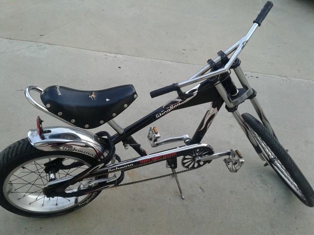 schwinn stingray chopper black