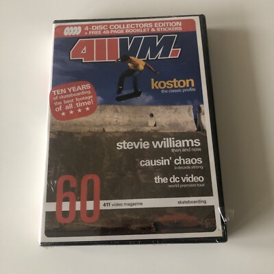 411  Videomagazin 60 Zehn Jahre Skateboarding 4-Disk Collectors Edition￼.OVP