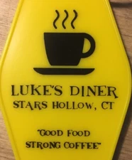 NEW! GILMORE GIRLS inspired "Luke's Diner' Keytag