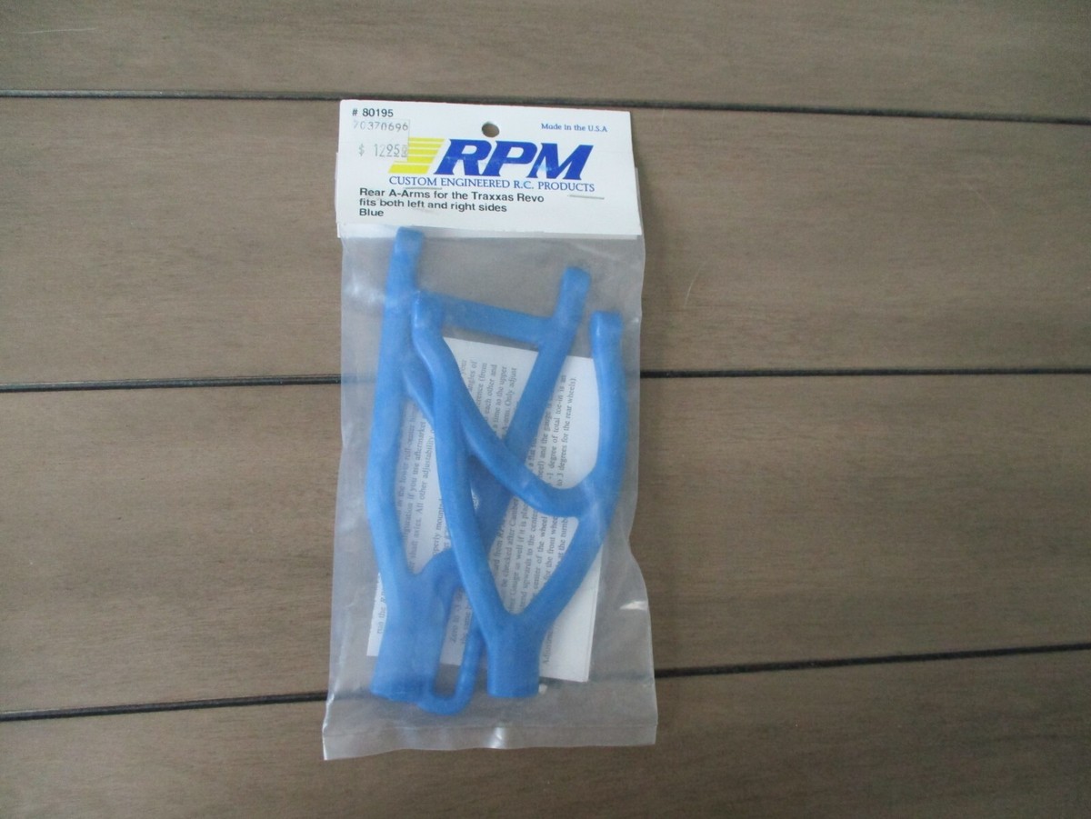 RPM R/C 80195 Braccio A Posteriore Blu Per Revo – Sinistro O Destro – Nuovo