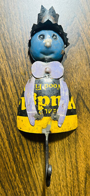 Asian IndianTribal Art  Metal Wall Hang. key hang girl hand made handycraft .