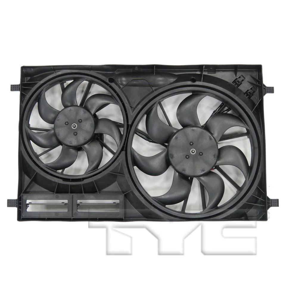 For 2015-2019 Ford Transit-150/250/350 Dual Radiator and Condenser Fan Assembly - Image 2 of 2