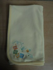 Vintage Carter's Unisex Infant Baby Blanket Yellow Bees "Cute"