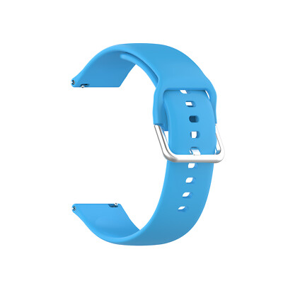 For Samsung Galaxy Watch 3 41mm Active 2 40mm 44mm Silicone 20mm Band Strap 
