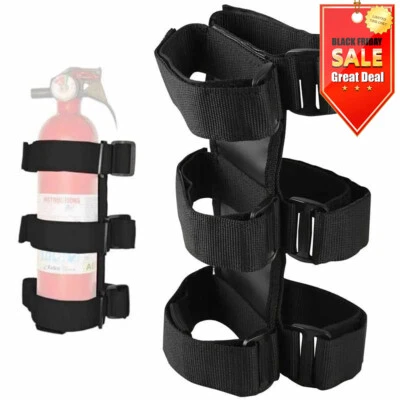 VOODONALA Roll Bar Fire Extinguisher Auto Holder Mount Fit For Jeep Wrangler CJ JK TJ YJ