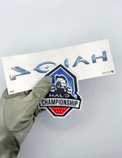 HALO HCS Sticker + Halo 4 Xbox 360 Pre-Release Promo Window Sticker COMBO