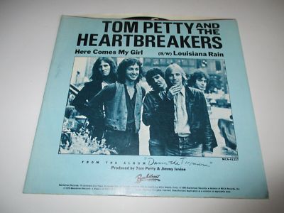 Tom Petty & The Heartbreakers Here Comes My Girl Vinyl P/S 7
