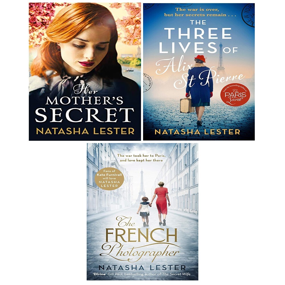 Natasha Lester Collection 3 Books Set Three Lives of Alix St Pierre,French Photo