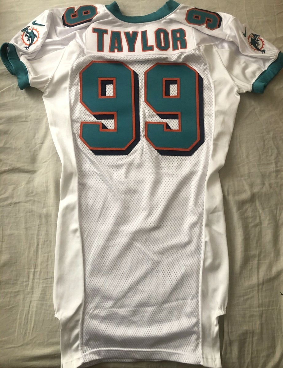 Jason Taylor Miami Dolphins 2000 authentic Nike team issued white