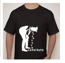 F$#! Your Candidate 2020 elections throw throwing up Anarchist Anarchy T shirt 