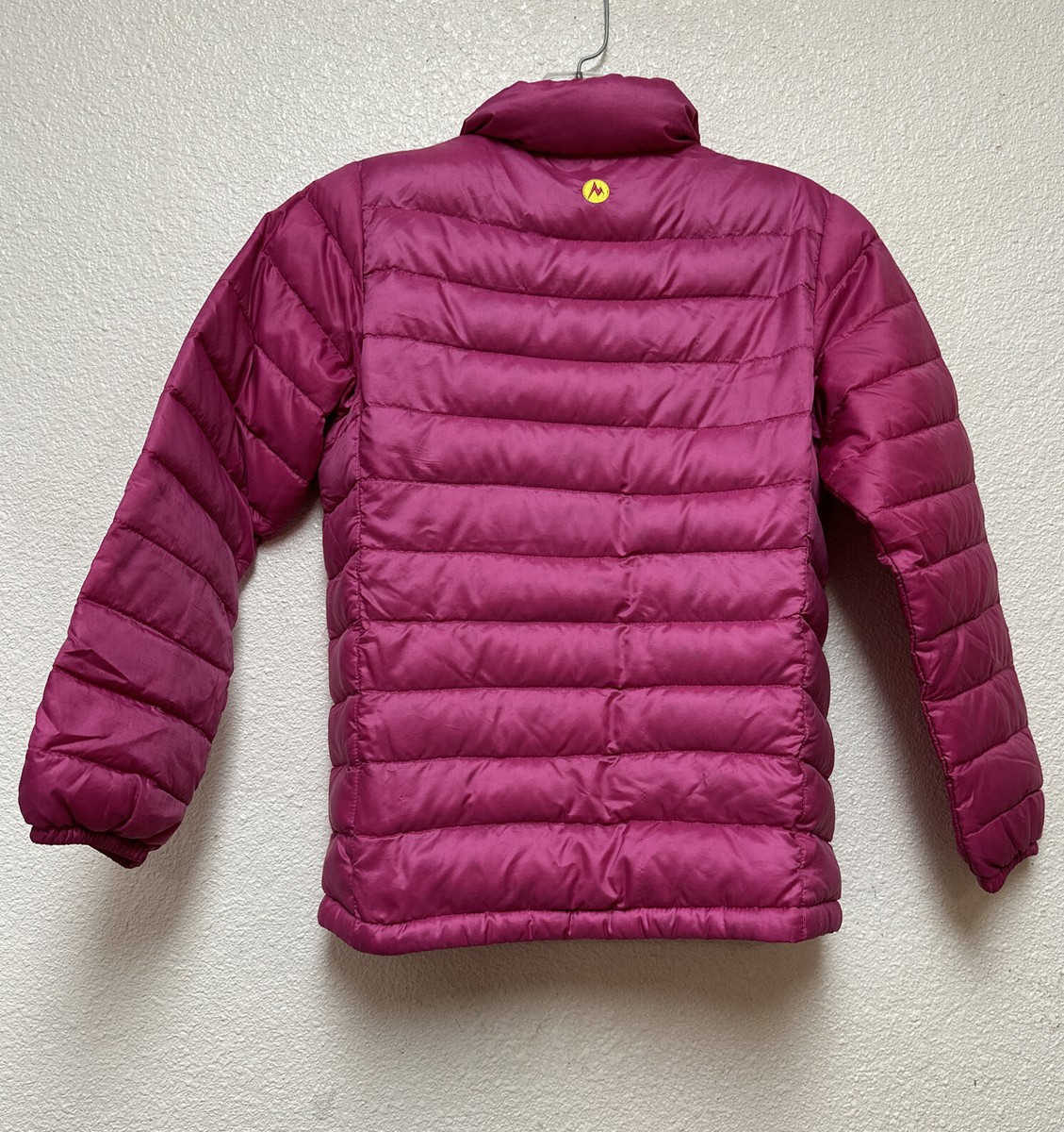Marmot Girls Youth Puffer Jacket Pink 700 Fill Down Feather