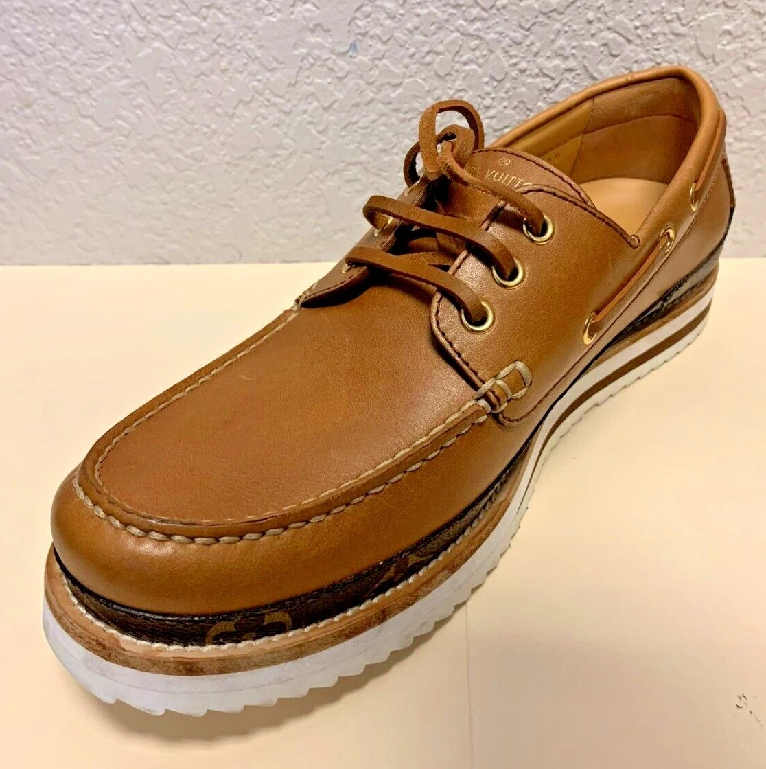 Louis Vuitton Top Sider Boat shoes, Men's Fashion, Footwear, Dress