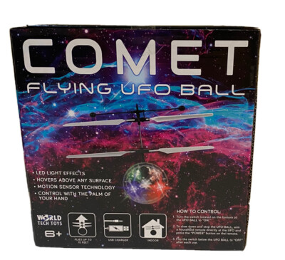 World Tech Flying UFO Ball Toys Comet LED Effect Kids